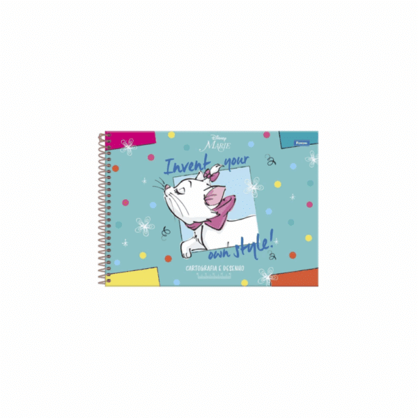 CADERNO DE DESENHO CAPA DURA MARIE - 80 FOLHAS FORONI