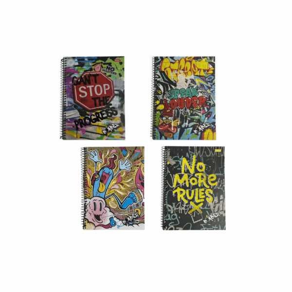 CADERNO UNIVERSITÁRIO BOMBER / 1 MATÉRIA / 80 FOLHAS / FORONI / MATERIAL ESCOLAR