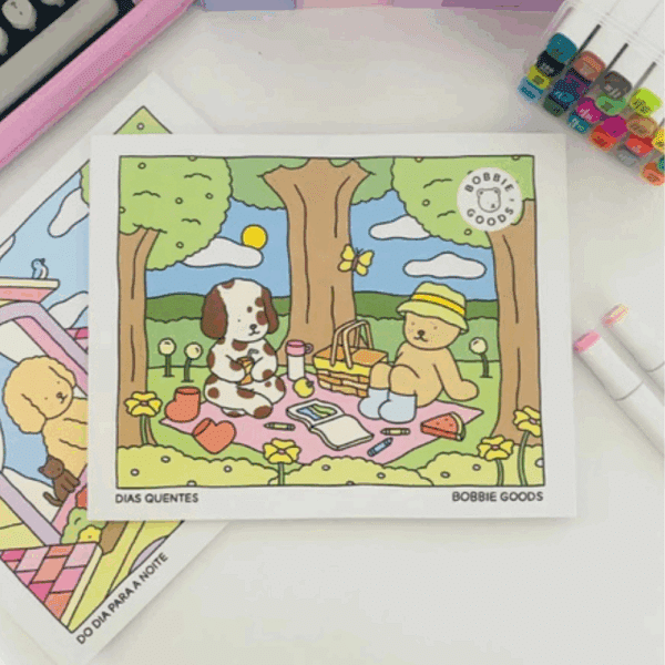 LIVRO PARA COLORIR BOBBIE GOODS