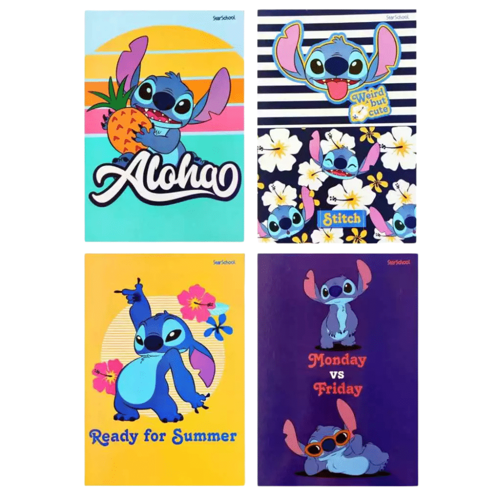 DO DIA PRA NOITE CADERNO BROCHURÃO UNIVERSITÁRIO CAPA DURA STITCH / 80 FOLHAS / STAR SCHOOL / JANDAIA / MATERIAL - Imagem 1