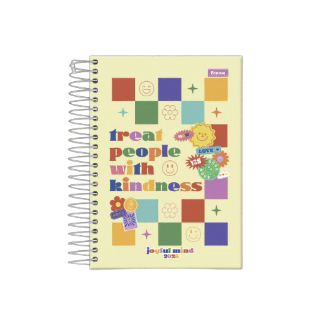 Design sem nome (1) Agenda 2025 Espiral Joyful Mind - Foroni - Imagem 1