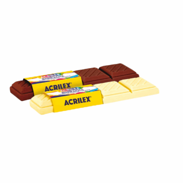 BORRACHA BARRA DE CHOCOLATE ACRILEX / PAPELARIA FOFA KAWAII / MATERIAL ESCOLAR