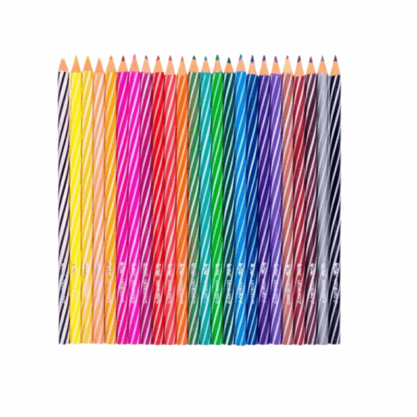 LÁPIS DE COR LEO&LEO 24 CORES WOW / MATERIAL ESCOLAR