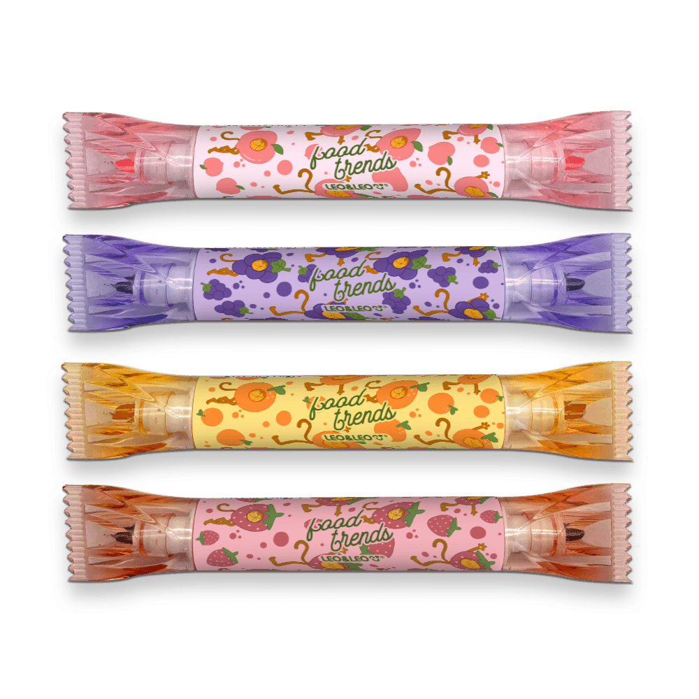 155154151 Marca-Texto Food Trends Leo&Leo – Duas Pontas com Aroma - Imagem 1