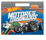 LIVRO MEGABLOCO COM 100 ADESIVOS | HOT WHEELS - MOTORES TURBINADOS