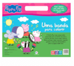 LIVRO MEGABLOCO COM 100 ADESIVOS | PEPPA PIG – UMA BANDA PARA COLORIR - Imagem 2