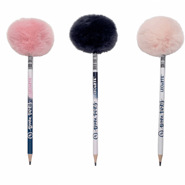 LÁPIS HB POMPOM | BRUNA TAVARES By Leoarte