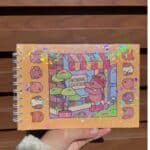 LIVRO DE COLORIR CAPA DURA / ESPIRAL / PAPELARIA FOFA - Imagem 4