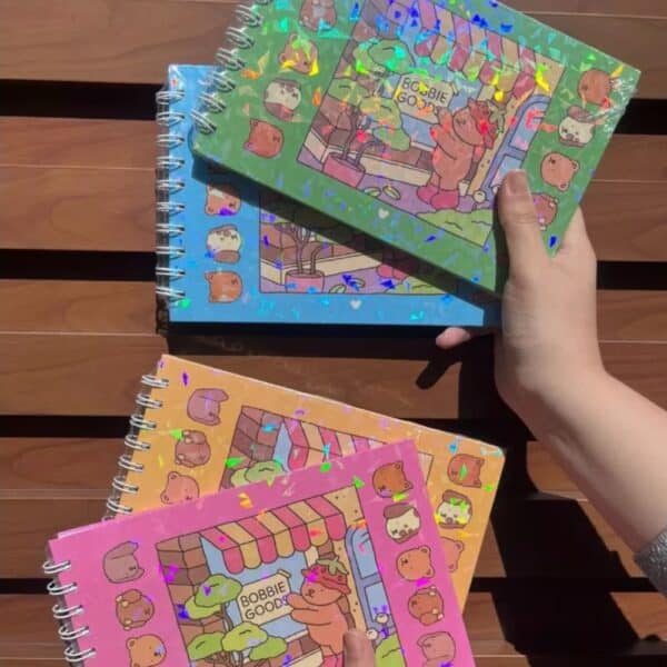 LIVRO DE COLORIR CAPA DURA / ESPIRAL / PAPELARIA FOFA