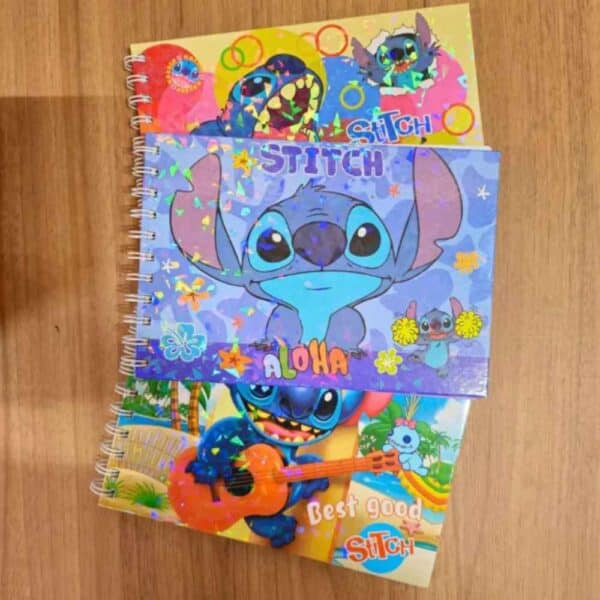 LIVRO PARA COLORIR STITCH I PAPELARIA FOFA KAWAII