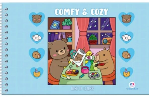 LIVRO DE COLORIR COMFY & COZY | CIRANDA CULTURAL | 96 PÁGINAS