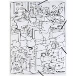 Pasta Elástica A3/A4 para Colorir – Estilo Capivara - Imagem 2