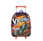 Mochila de Rodinhas Infantil Hot Wheels | Masculino | Modelo Escolar Pequeno - Imagem 3
