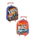 Mochila de Rodinhas Infantil Hot Wheels | Masculino | Modelo Escolar Pequeno