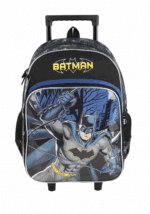 Mochila de Rodinhas Batman Oficial | Escolar Infantil Masculina com 2 Rodas | LUXCEL | DC COMICS - Imagem 2
