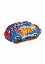 ESTOJO ESCOLAR 3 DIVISÓRIAS | HOT WHEELS | LUXCEL - Imagem 4