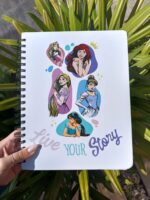 CADERNO ESPIRAL PRINCESAS DISNEY | CAPA DURA | 10 MATÉRIAS - Imagem 2