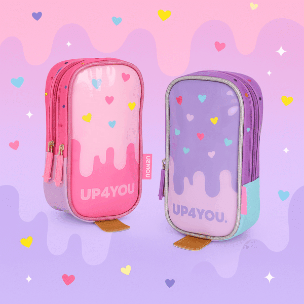 ESTOJO ESCOLAR UP4YOU DUPLO CANDY COLOR | LUXCEL