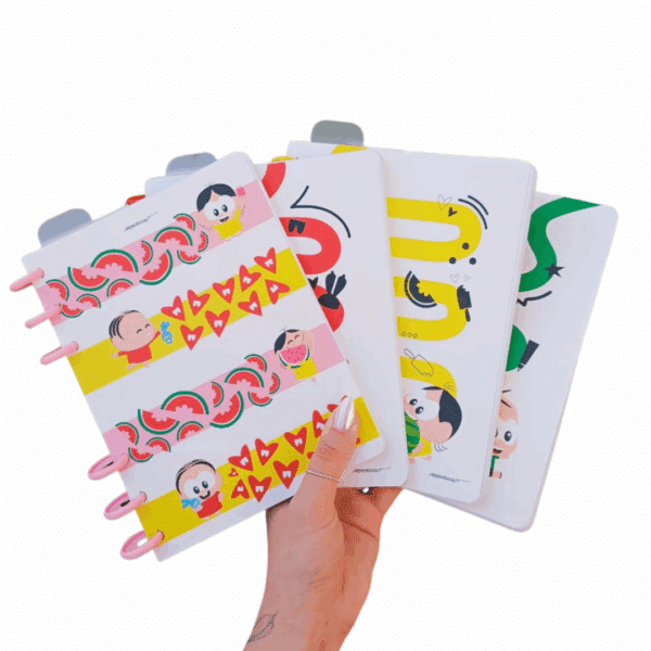 Caderno Inteligente com Discos + Régua | Turma da Mônica | 80 Folhas | Edição Exclusiva