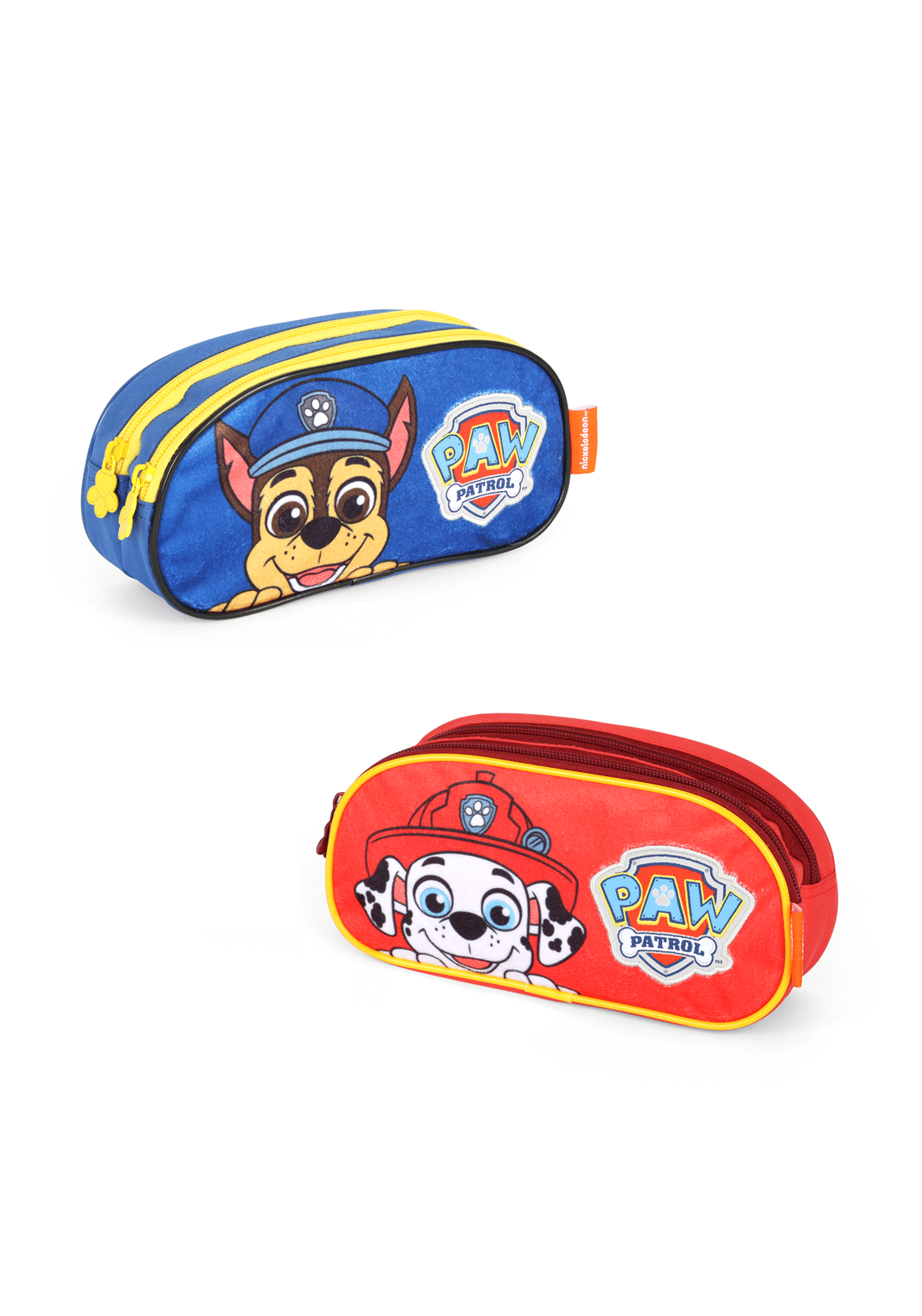 ESTOJOS ESTOJO DUPLO PATRULHA CANINA CHASE & MARSHALL | PAW PATROL | LUXCEL | MATERIAL ESCOLAR - Imagem 1