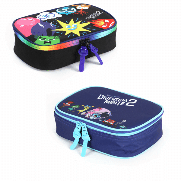 Estojo Escolar Pasta DivertidaMente 2 - Disney Pixar Original | LUXCEL