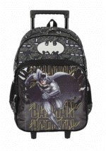 Mochila de Rodinhas Batman Oficial | Escolar Infantil Masculina com 2 Rodas | LUXCEL | DC COMICS - Imagem 7