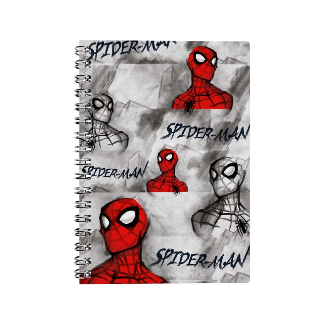 RASCUNHOS 2 (14) CADERNO ESPIRAL HOMEM ARANHA MARVEL | CAPA DURA | 10 MATÉRIAS - Imagem 1