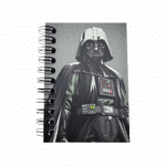 CADERNO DE ANOTAÇÕES STAR WARS | DARTH VADER E BABY YODA | CAPA MOLE | 50 FOLHAS - Imagem 2