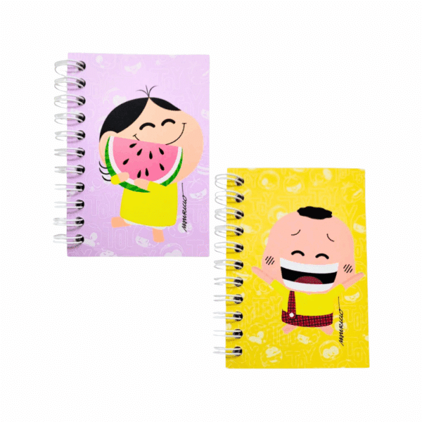 CADERNO DE ANOTAÇÕES TURMA DA MÔNICA | MAGALI E CASCÃO | CAPA MOLE | 50 FOLHAS