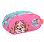 ESTOJO TRIPLO PATRULHA CANINA | SKYE & RUBBLE | LUXCEL | PAW PATROL | MATERIAL ESCOLAR - Imagem 2