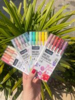 Marcadores Brush Grasp 6 Cores – Dupla Ponta | Tons Suaves e Vibrantes - Imagem 2