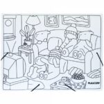 Pasta Elástica A3/A4 para Colorir – Estilo Capivara - Imagem 4