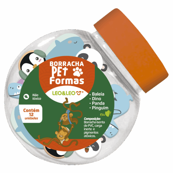 BORRACHA PET FORMAS LEO&LEO