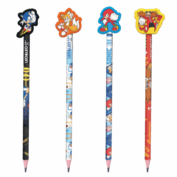 LAPIS GRAFITE + BORRACHA SONIC - LEO&LEO