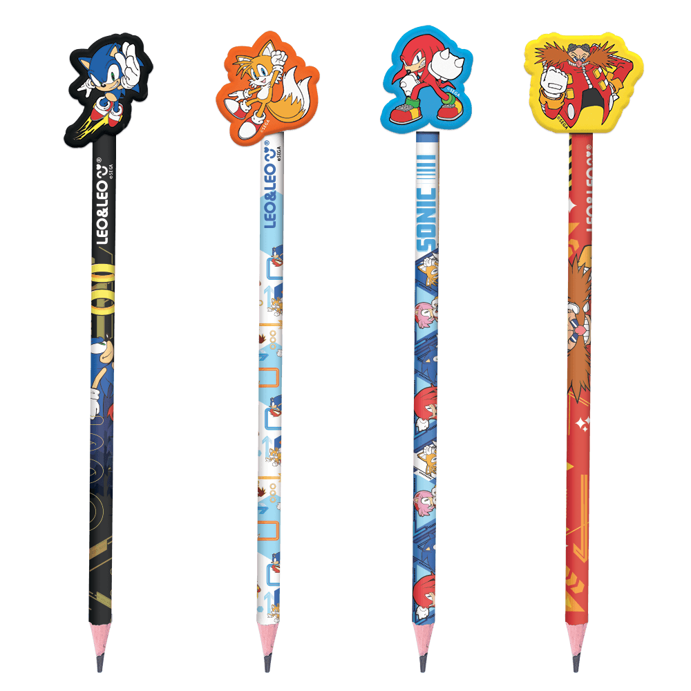 162998-1200-auto LAPIS GRAFITE + BORRACHA SONIC - LEO&LEO - Imagem 1