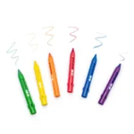 GIZ DE CERA RETRÁTIL PARA BANHO C/ 2 CAPSULAS DE ESPONJA SURPRESA COLOR JOY - C/ 6 CORES LEO&LEO - Imagem 2