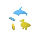 GIZ DE CERA RETRÁTIL PARA BANHO C/ 2 CAPSULAS DE ESPONJA SURPRESA COLOR JOY - C/ 6 CORES LEO&LEO - Imagem 6