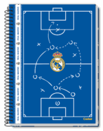 CADERNO UNIVERSITÁRIO 1 MAT | 80FLS | REAL MADRID - CREDEAL - Imagem 2