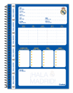 CADERNO UNIVERSITÁRIO 1 MAT | 80FLS | REAL MADRID - CREDEAL - Imagem 6