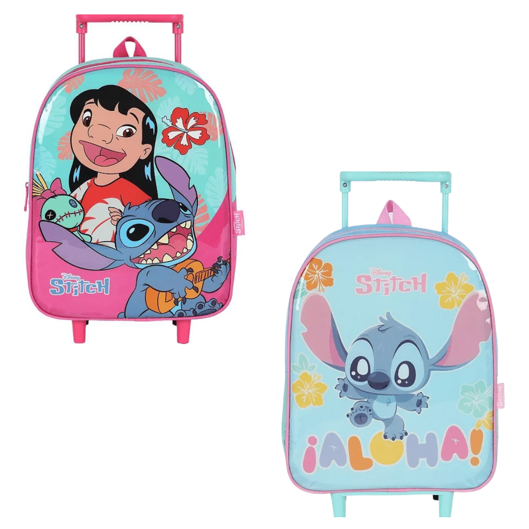 5ml (1) MOCHILA DE RODINHAS PEQUENA LILO & STITCH | LUXCEL - Imagem 1