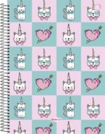 CADERNO UNIV. BOM D+| 10 MATÉRIAS | 160FLS | FEMININO - ANIMATIVA - Imagem 9