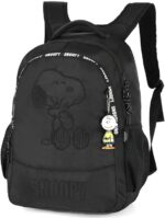 MOCHILA ESCOLAR SNOOPY PEANUTS | PRETA | COM CHAVEIRO - XERYUS - Imagem 4