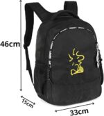 MOCHILA ESCOLAR SNOOPY PEANUTS | PRETA | COM CHAVEIRO - XERYUS - Imagem 9