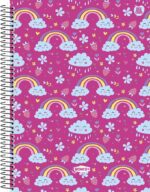 CADERNO UNIV. BOM D+| 10 MATÉRIAS | 160FLS | FEMININO - ANIMATIVA - Imagem 3