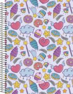 CADERNO UNIV. BOM D+| 10 MATÉRIAS | 160FLS | FEMININO - ANIMATIVA - Imagem 10