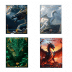 CADERNO UNIVERSITÁRIO DRAKOS | 160FLS | CAPA DURA | 10 MATÉRIAS - FORONI