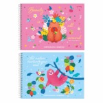 Caderno Desenho Capa Dura 80fls Preguiça/Capivara - Foroni