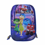 ESTOJO ESCOLAR PASTA 3D DIVERTIDAMENTE | ESPAÇOSO | COM DIVISÕES