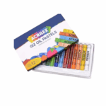 GIZ PASTEL OIL ACRILEX - KIT ARTISTICO COM 12 CORES SORTIDAS