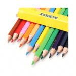 LÁPIS DE COR ESCOLAR ACRILEX - 12 OU 24 CORES